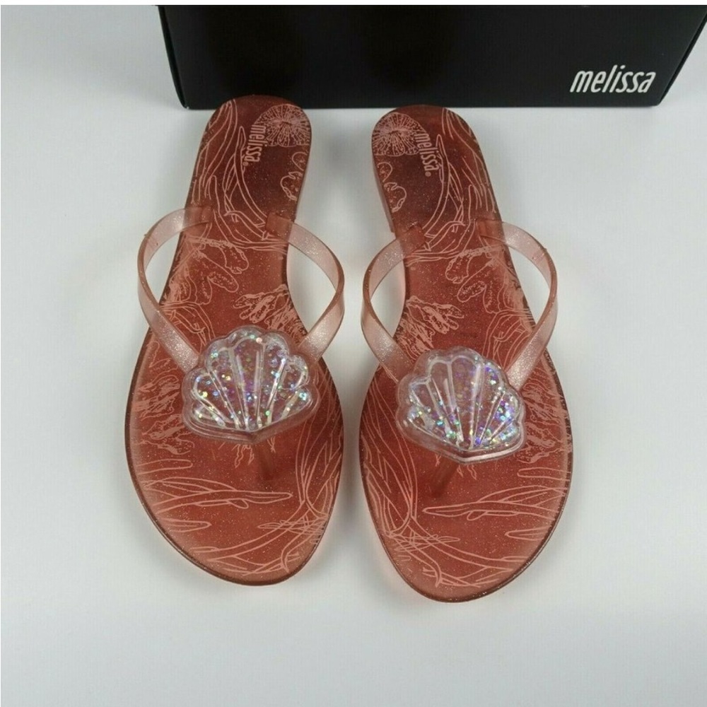 MELISSA Harmonic Flip Flop
Sandals Scalloped Shell Scented Size 3